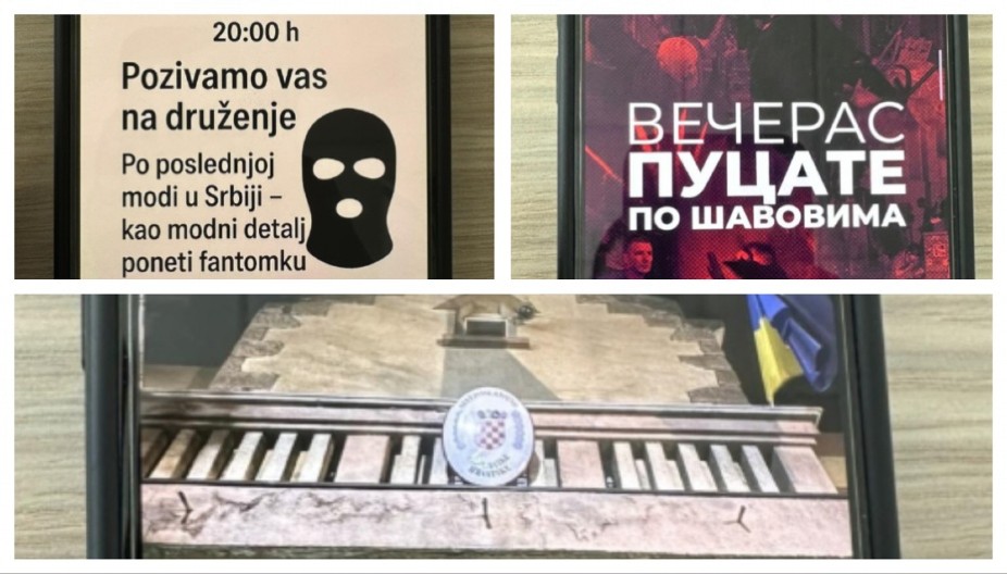 USTAŠE RUŠE SRBIJU Hrvat uhapšen na blokaderskom protestu u Beogradu (FOTO)