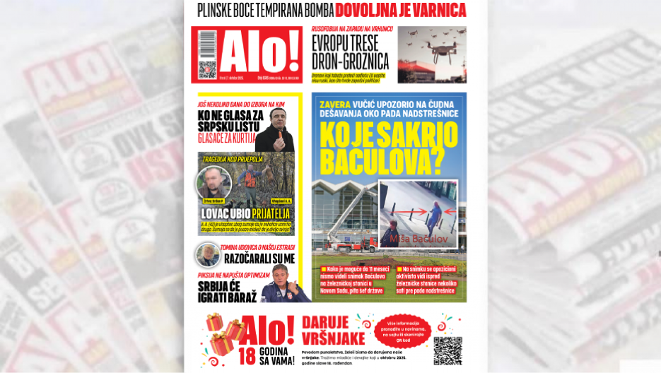 VUČIĆ UPOZORIO NA ČUDNA DEŠAVANJA OKO PADA NADSTREŠNICE Ko je sakrio Bačulova?