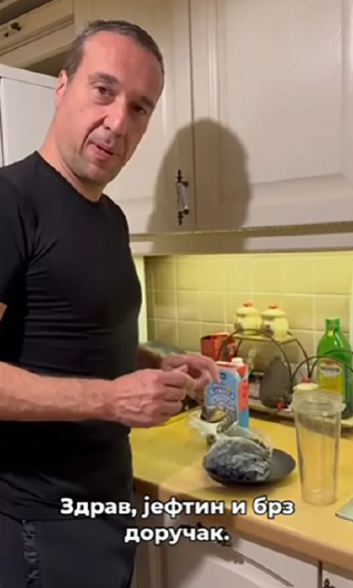JEFTIN I BRZ DORUČAK Mladen Mijatović ovako sprema zdrav obrok, potrebne su vam samo dve namirnice