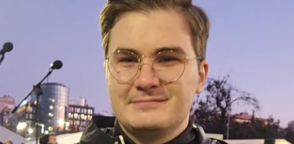 STUDENT JOVANOVIĆ SA NARODOM "Običan svet je željan stabilnosti"