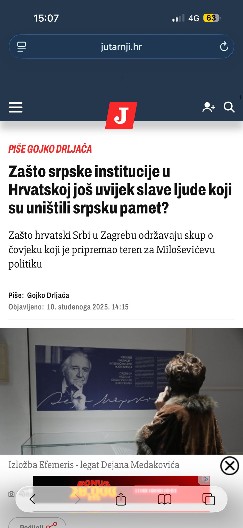 HRVATI KREĆU U POTPUNO LEGITIMIZOVANJE NAPADA NA SRBE Opšta hajka medija na sve što je srpsko!