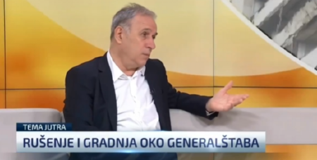 KAKAV BEZOBRAZLUK: Ponoš tvrdi da bi on obnovio zgradu Generalštaba da je na vlasti, a bio je na vlasti do 2012. i ništa! (VIDEO)