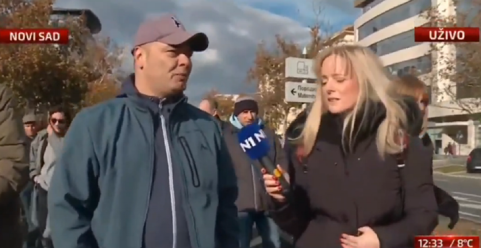 LAŽOVIZIJA: Reporterka N1 slagala da je Ješić uhapšen jer je "spasavao mladića" a istina je da je priveden zbog napada na policajca! (VIDEO)