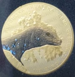 IZLAZI CRNA GUŠTERICA Hrvatska narodna banka izdaje kovanicu od 6 evra