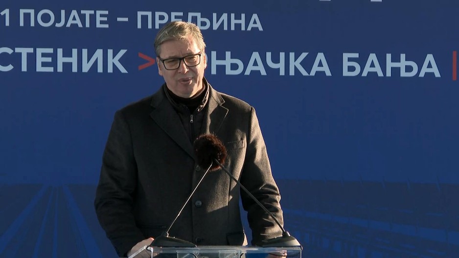 "NE DAMO DA NAM SRBIJU VRATITE U PROŠLOST" Predsednik Vučić na otvaranju deonice Kruševac -Trstenik - Vrnjačka banja na Moravskom koridoru