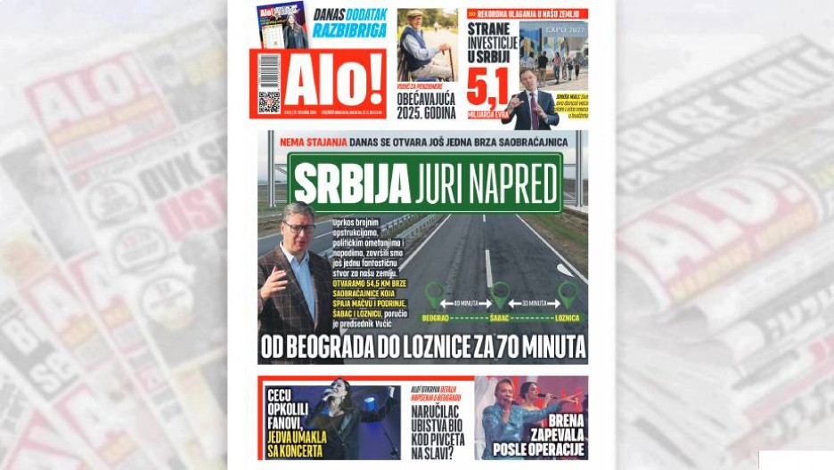 OD BEOGRADA DO LOZNICE ZA 70 MINUTA Nema stajanja, otvara se još jedna brza saobraćajnica!