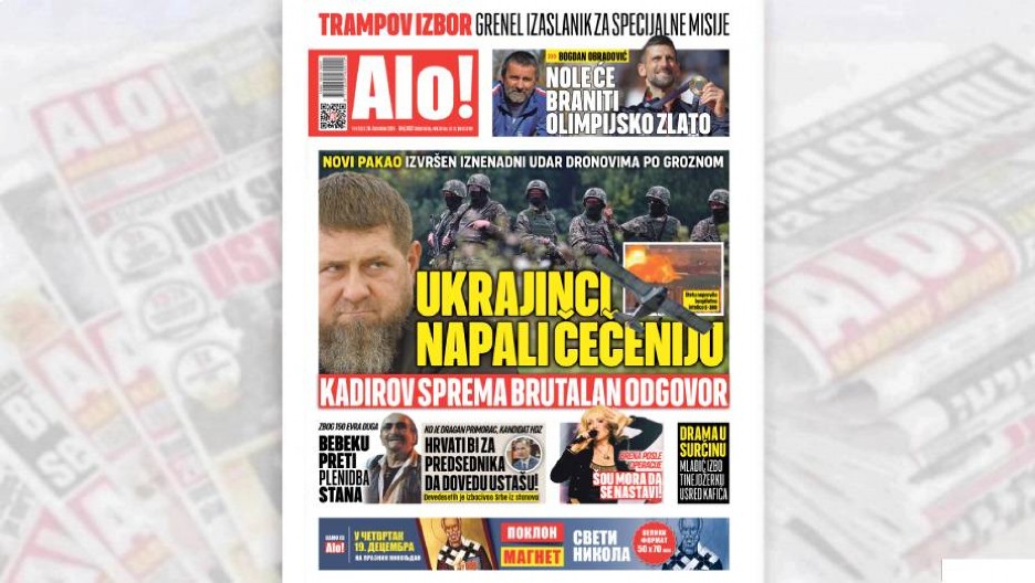 NOVI PAKAO Izvršen iznenadni napad dronovima po Groznom - Ukrajinci napali Čečeniju