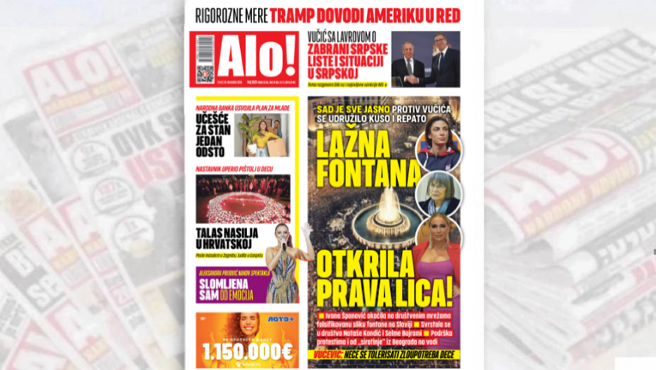 LAŽNA FONTANA OTKRILA PRAVA LICA! Sad je sve jasno! Protiv Vučića se udružilo kuso i repato