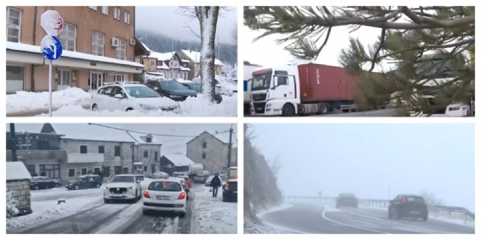 IZDATO UPOZORENJE ZA HRVATSKU Sneg pada, očekuju haos