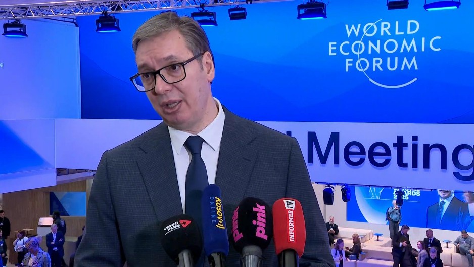 VUČIĆ IZ DAVOSA: Trampu neće biti lako! Uzeo je na sebe zastavljanje rata Rusije i Ukrajine