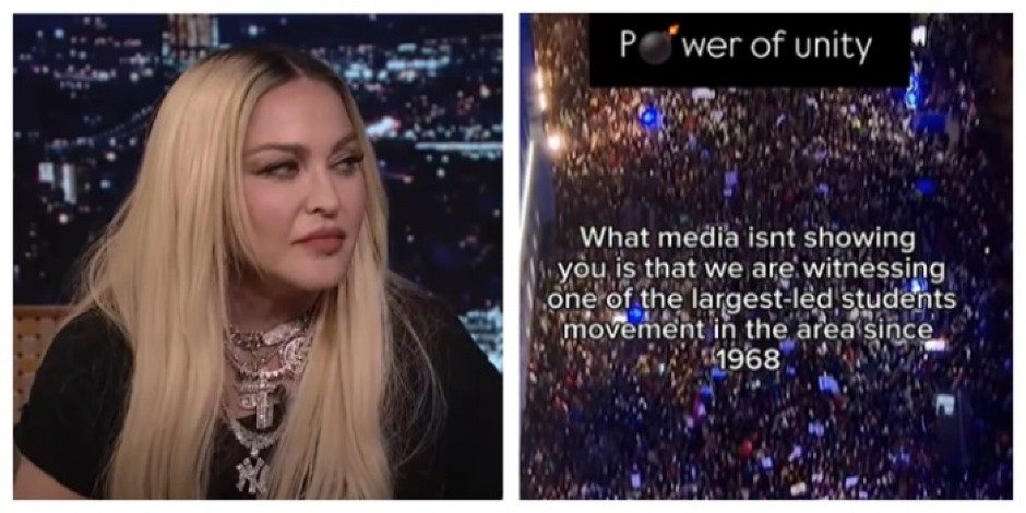 MADONA SE BOGATI NA PROMOTIVNIM PRIČAMA NA INSTAGRAMU Delila je priču o protestima u Srbiji, ko je ovo platio?