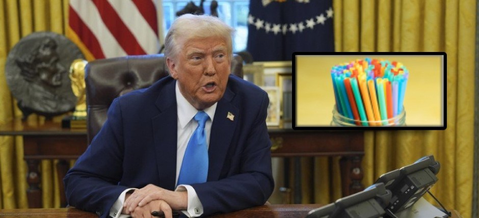 TRAMP "OBJAVIO RAT" SLAMČICAMA, UKIDA PAPIR I VRAĆA PLASTIKU!  "Ova zemlja je otišla predaleko!"