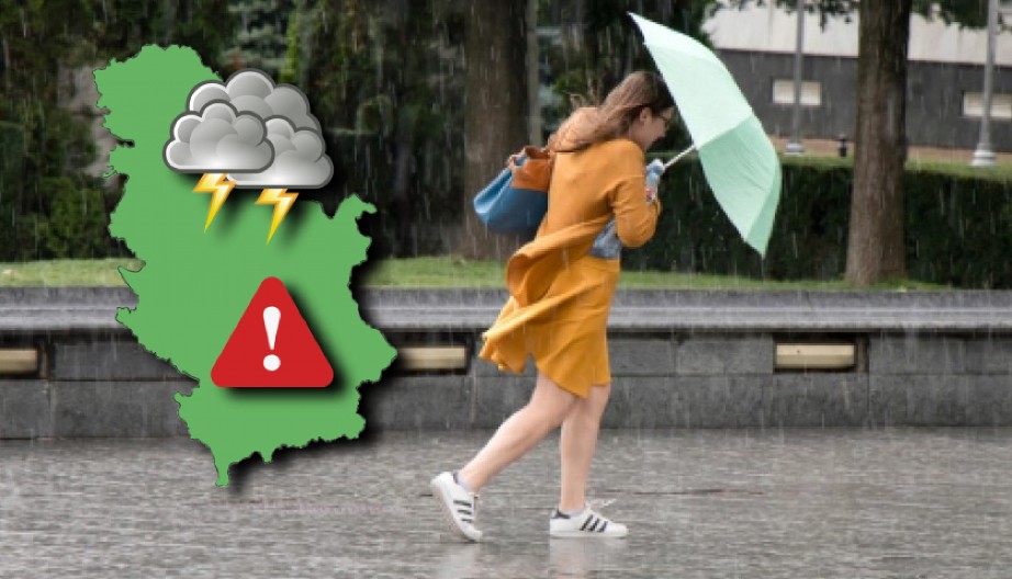 OLUJNI VETAR, PA DEBELI MINUS A ONDA ĆE KIŠA PREKRITI SRBIJU Nedeljna prognoza za Srbiju najavljuje drastičnu promenu vremena