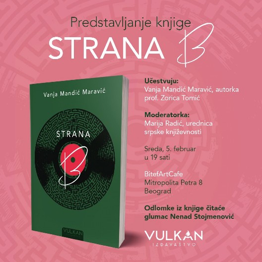 Razgovori o ljubavi i drugoj strani života na predstavljanju knjige „Strana B“ Vanje Mandić Maravić
