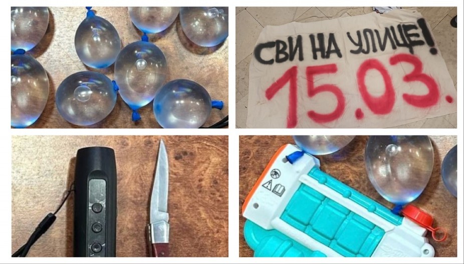 ALO SAZNAJE! OPOZICIJA HTELA KLANICU U SKUPŠTINI GRADA! Probali da unesu nož, balone sa vodom i elektrošoker! OVO JE TERORIZAM