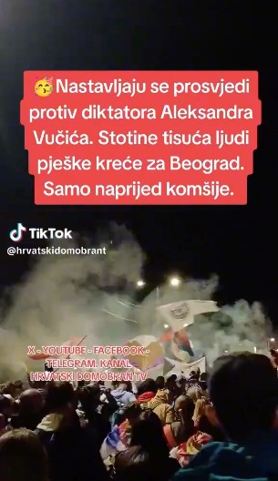 HRVATSKI DOMOBRANI PODRŽALI BLOKADERE U SRBIJI (FOTO)