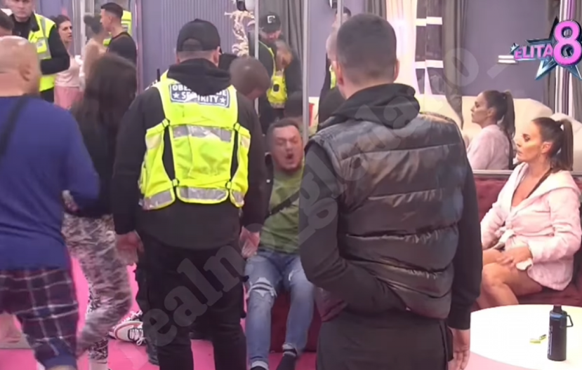 STRAVIČNE SCENE U ELITI Gastoz doživeo nervni slom zbog Anđele, trza se i ispušta jezive krike, obezbeđenje ga drži (VIDEO)