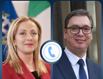 SNAŽNA PORUKA PRIJATELJSTVA I PARTNERSTVA Vučić sa Meloni o Zapadnom Balkanu, saradnji i Ekspu 2027.