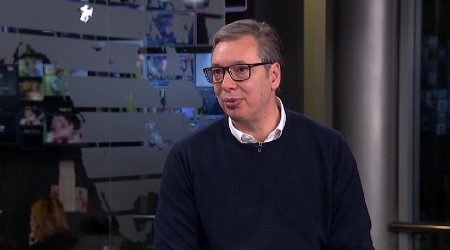VUČIĆ GOST TV PINK Predsednik Srbije danas u Nacionalnom dnevniku