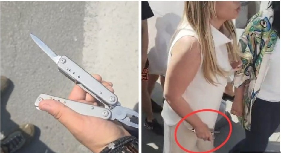 ALEKSIĆEVA POSLANICA NOŽEM NA STUDENTE ISPRED SKUPŠTINE: Ovo oružje joj je oduzela policija (VIDEO)