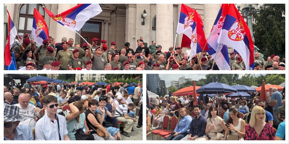 "SRBIJA SE DUHOVNO NIKADA NE MOŽE OKUPIRATI" Odjeknula moćna poruka na patriotskom skupu studenata koji žele da uče na Vidovdan! (FOTO/VIDEO)