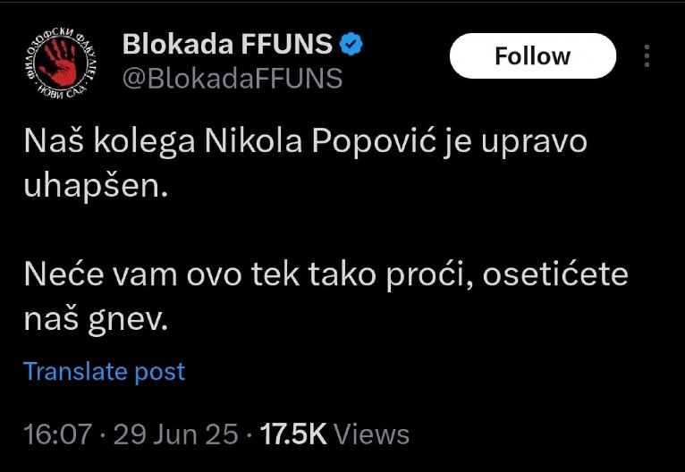 "NACI TERORISTI" PRETE SRBIJI: Blokaderi huškaju na nasilje i otvoreno najavljuju krvoproliće!