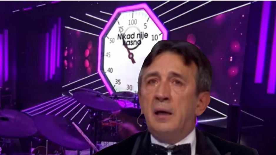 ŽIKA JAKŠIĆ PLAKAO ZBOG FINALA Voditeljka "Nikad nije kasno" mu se obratila dirljivom porukom!