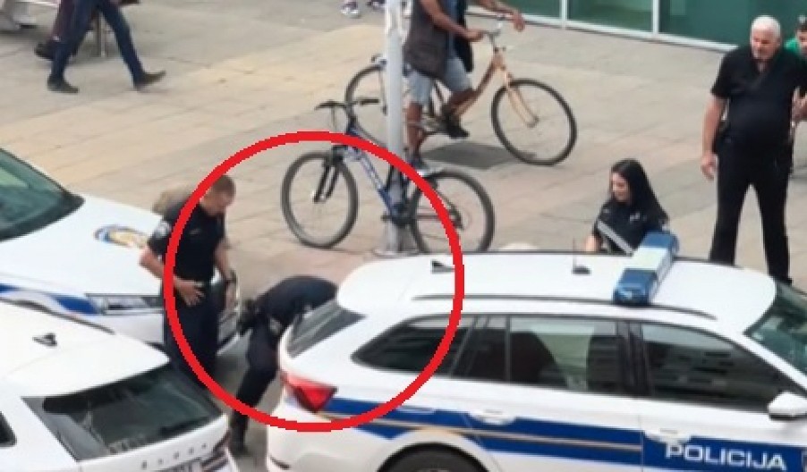 "KOME SE TI KU***Š?" Policajac tukao i psovao muškarca na asfaltu, širi se snimak hapšenja u Novom Zagrebu (VIDEO)