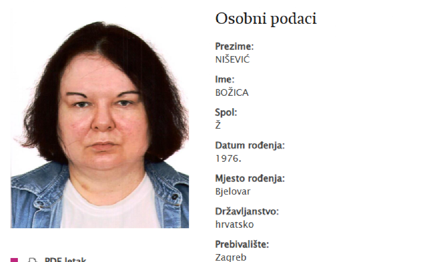 BOŽICA NESTALA U ZAGREBU! Dečka izbola 76 puta, majci pretila smrću i davila je (FOTO)