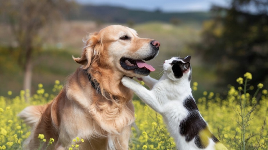 UZAJAMNO OBOŽAVANJE Pas i mačka se vole kao da su rod rođeni - ovakav prizor se retko viđa