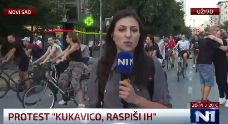 REPORTERKA N1 REKLA NAPOKON PRAVU ISTINU: "Okupili smo se mi zgubidani u Novom Sadu, da se malo “igramo” i maltretiramo gradjane" (VIDEO)