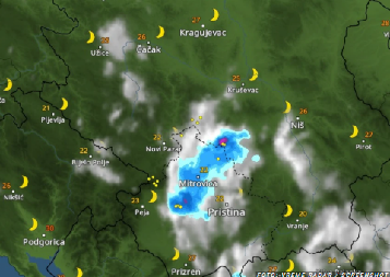 PLJUSNULO I GRMELO U OVOM DELU SRBIJE, NEVREME SE SAD PREMEŠTA Radarski snimci pokazuju gde, SUTRA NOVA OPASNOST