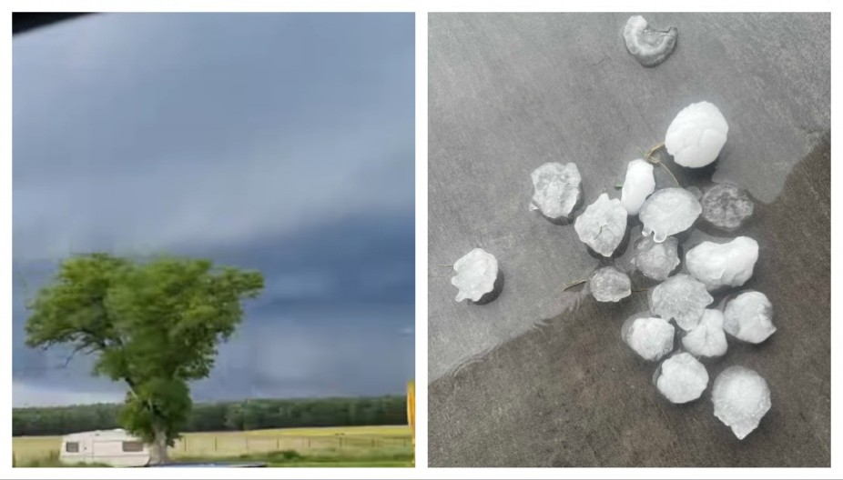 SNAŽNO NEVREME PROTUTNJALO KROZ KOMŠILUK! Slovenija pogođena jakim udarima vetra, pljuskova i grada (FOTO)