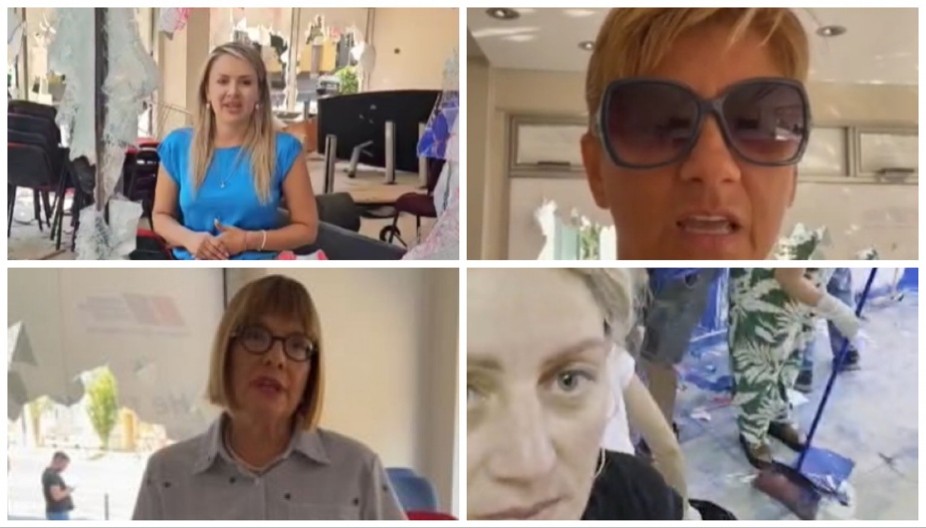 "OVO JE POLITIČKI PROGRAM HULIGANA I BANDI" Gojković osudila divljački upad u prostorije SNS-a (VIDEO)