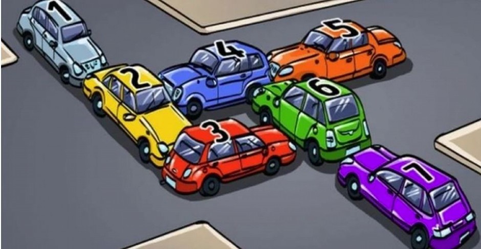MOZGALICA KOJA JE MNOGIMA ZADALA MUKE Koje vozilo treba pomeriti da se rešite gužve