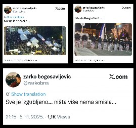 ''SVE JE IZGUBLJENO, NIŠTA VIŠE NEMA SMISLA'': Očaj blokadera u tri čina nakon veličanstvenog skupa u Beogradu