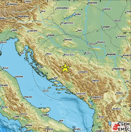 DRUGI ZEMLJOTRES U BIH U ROKU OD POLA SATA! "Ljuljala se zgrada"