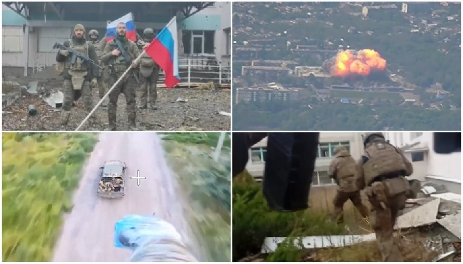 STRAHOVITO BOMBARDOVANJE, ROJEVI DRONOVA I ONDA SPECIJALCI Rusi objavili snimak bitke za Kupjansk, pola grada sravnjeno sa zemljom