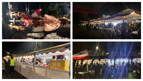 PEČE SE VO, GRAĐANI ŠALJU JASNE PORUKE U naselju Krajišnik kod Sečnja danas se održava protest protiv blokadera