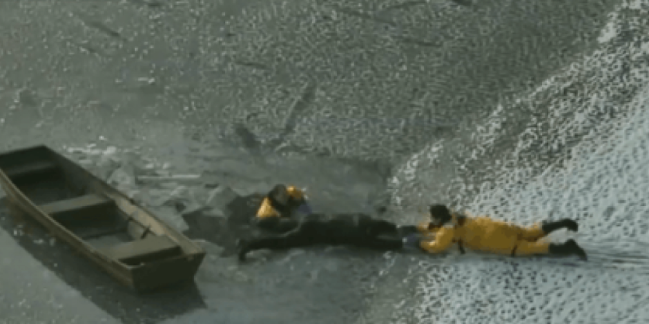 ČOVEK I PAS UPALI U VODU Pogledajte kako su ih izvukli (VIDEO)