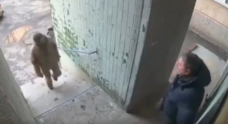 JURILI GA PO ULICI DA GA VODE U RAT Neverovatan snimak se širi mrežama! Evo kako im je pobegao (VIDEO)