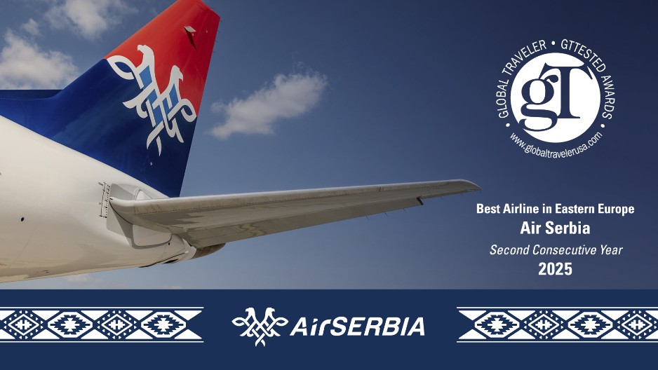 ER SRBIJA UČVRŠĆUJE POZICIJU LIDERA: NAJBOLJA AVIO-KOMPANIJA U ISTOČNOJ EVROPI