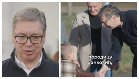 OGLASIO SE VUČIĆ NAKON POSETE PORODICI JANKOVIĆ U MIONICI Objavio snimak: "Mnogo sam srećan..." (VIDEO)