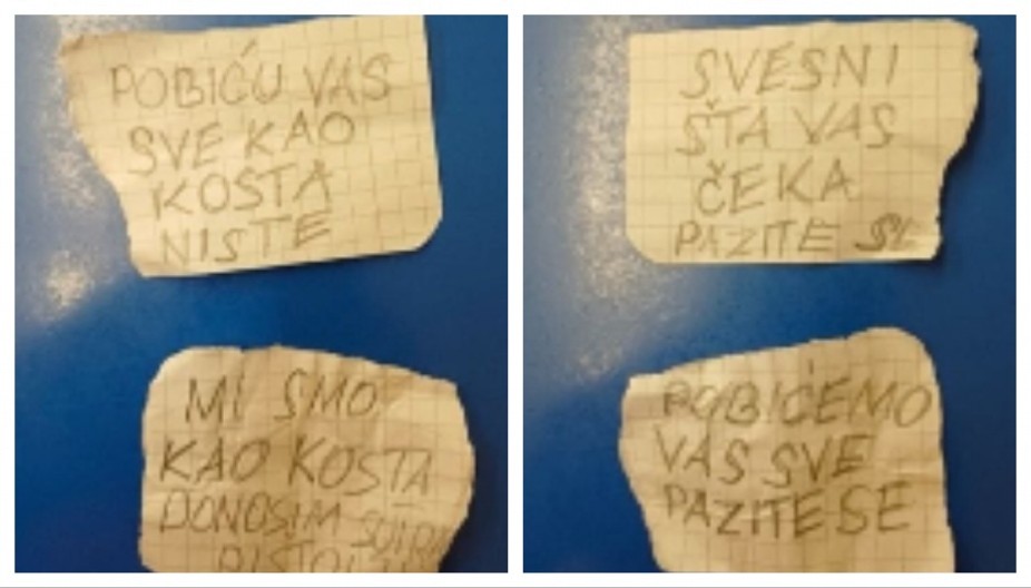 BLOKIRALI STE ŠKOLE, SAD VIDITE POSLEDICE Dete ostavilo drugovima poruke "POBIĆEMO VAS SVE, PAZITE SE!"
