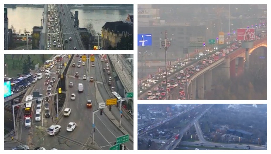 OPŠTI KOLAPS U BEOGRADU Ovaj deo je skroz paralisan, IGLA NEMA GDE DA PADNE (FOTO)