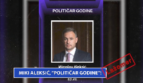 LAŽOMER: MIKI ALEKSIĆ, “POLITIČAR GODINE”!
