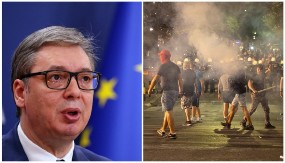 DVA LICA SRBIJE Dok Vučić brine o ekonomiji, blokaderi napadaju gradonačelnika i doktora