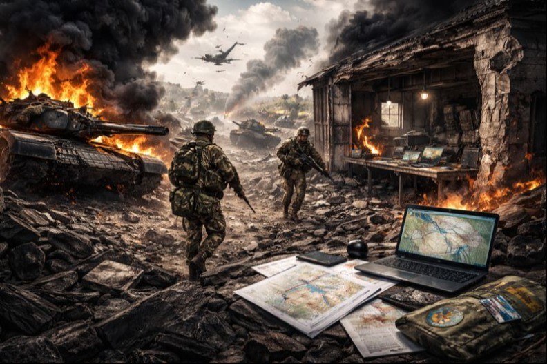 PAO CEO ŠTAB BRIGADE U GULJAJPOLJU! Dokumenta ostavljena u panici (VIDEO)