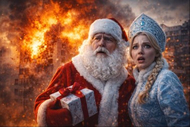 NOVOGODIŠNJI PAKAO U VLADIVOSTOKU: Deda Mraz i Snežana digli kancelariju u vazduh