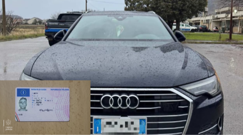 KAD SU VIDELI NJEGOVA DOKUMENTA, ODMAH MU ODUZELI DRAGOCENI AUDI Albanac uhapšen na granici (FOTO)